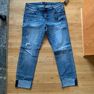 NWT Kut From The Kloth Catherine Boyfriend Cuffed